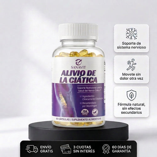 Sanavit Ciática® | Alivio y Bienestar para el nervio ciático